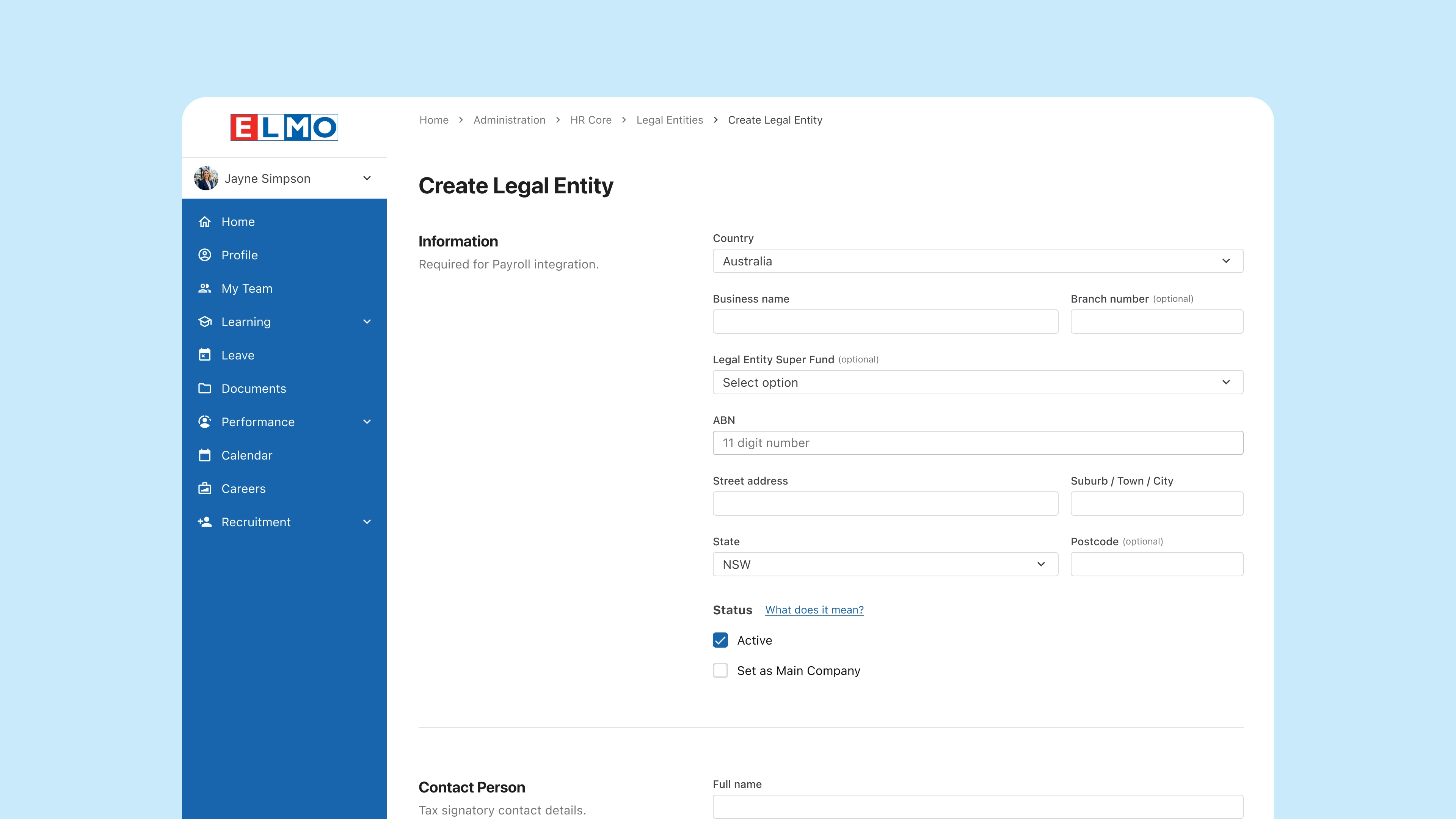 Future state product screen