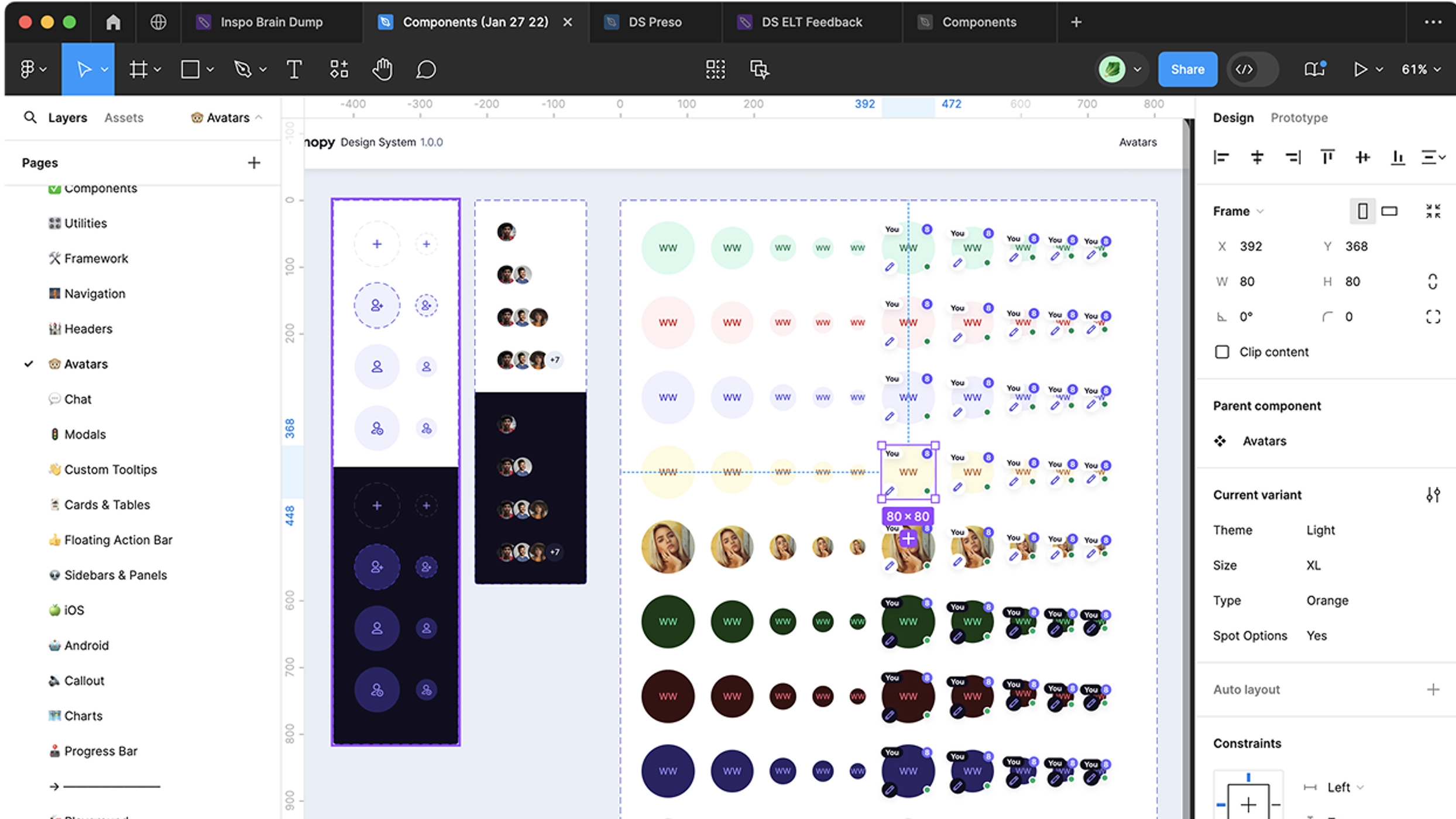 Design process documentation