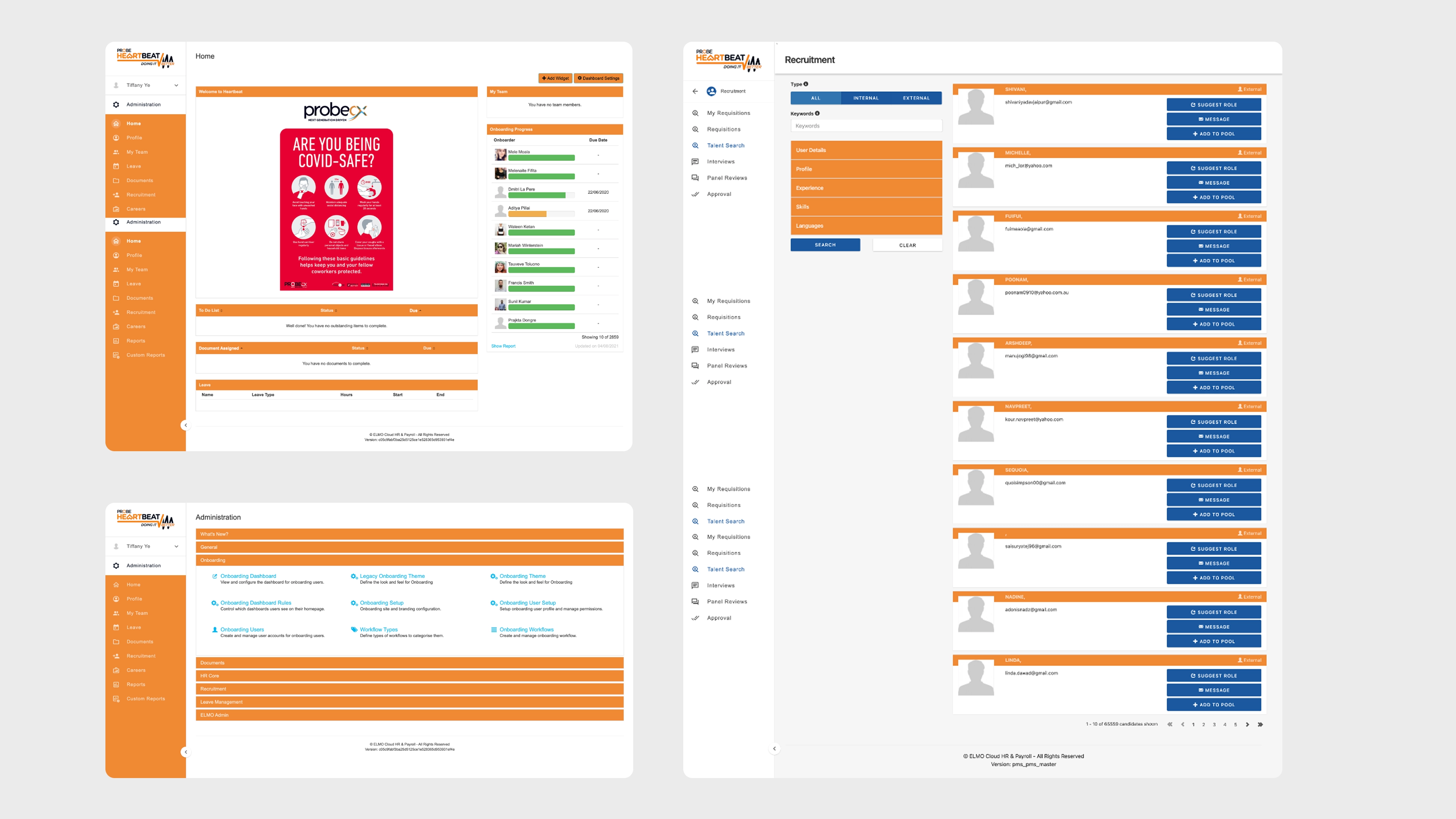 ELMO platform before design system