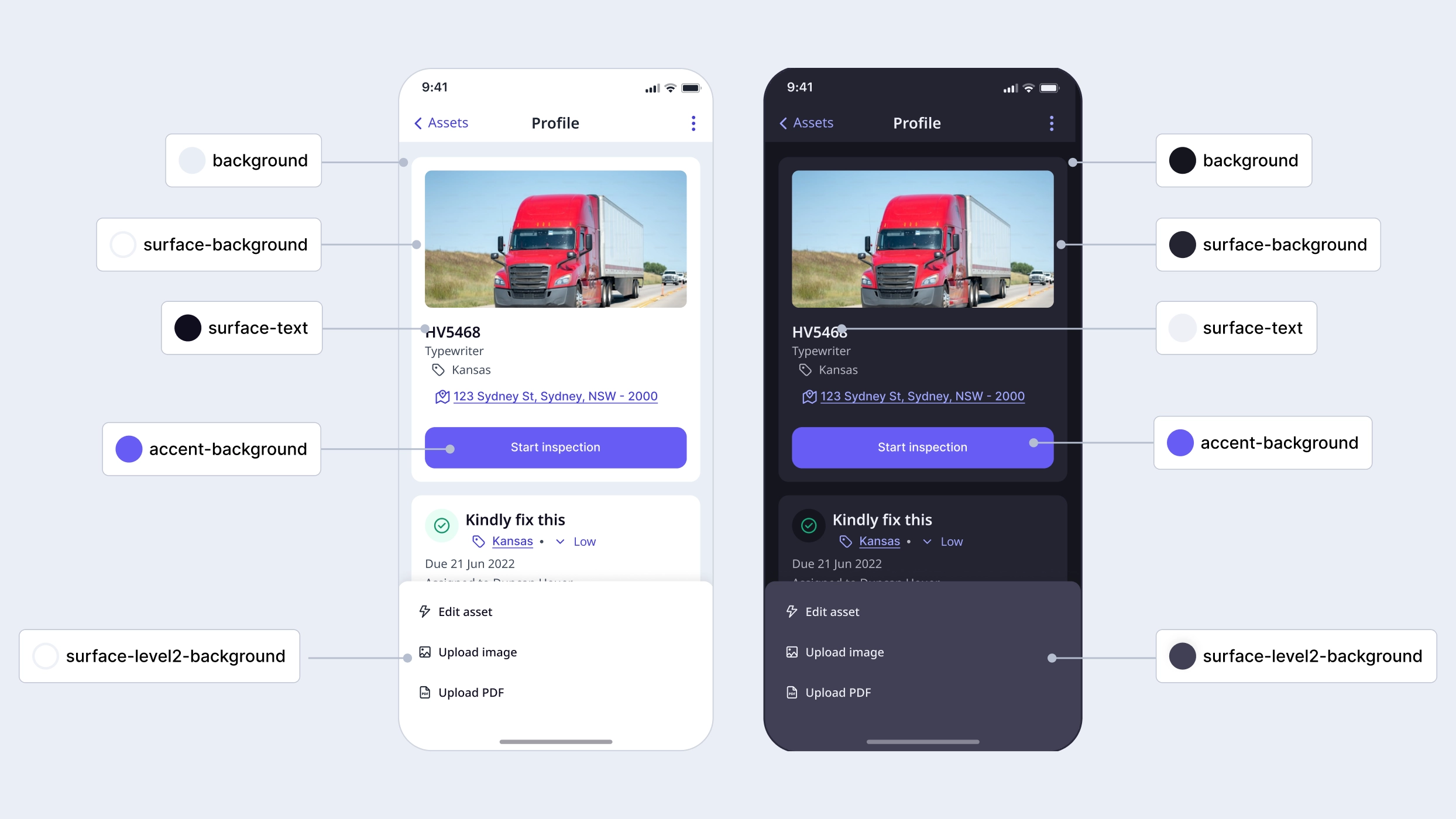 Design tokens